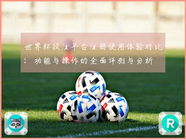 世界杯投注平台注册使用体验对比：功能与操作的全面评测与分析